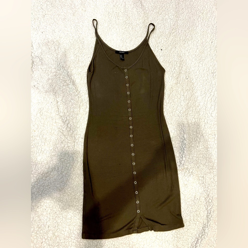 Dark olive green dress from Forever 21. Size Medium.